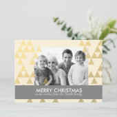 Winterwunder Weihnachts-Fotokarte Feiertagskarte (Stehend Vorderseite)