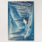 Winterwunderland - atemberaubende Landschaftliche Puzzle (Vertikal)