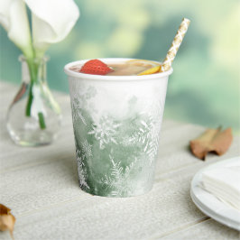 Winterwunderland Babydusche Pappbecher