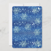 Winterwunderland Corporate Holiday Party Einladung (Rückseite)