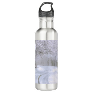 Winterwunderland Edelstahlflasche