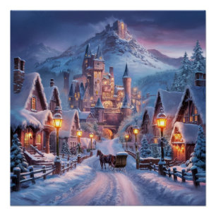 Winterwunderland: Ein Twilight Village am Monte Ta Poster