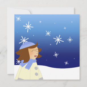Winterwunderland Einladung