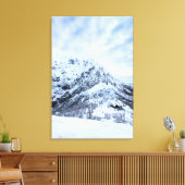 Winterwunderland-Entdecker Leinwanddruck (Insitu (Wohnzimmer))