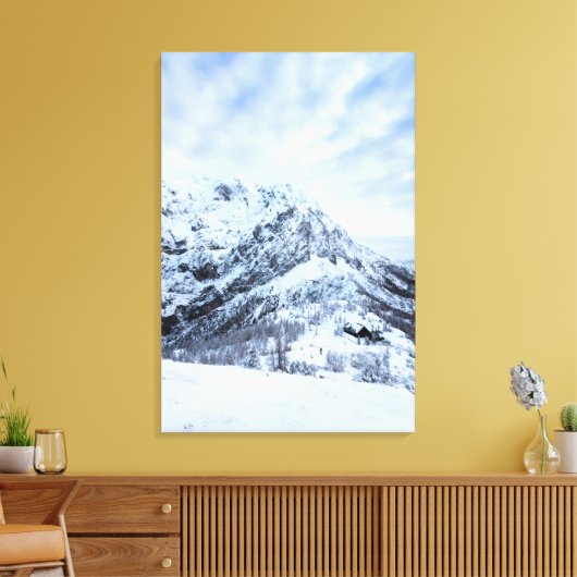 Winterwunderland-Entdecker Leinwanddruck (Insitu (Wohnzimmer))