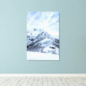 Winterwunderland-Entdecker Leinwanddruck (Insitu (Holzboden))