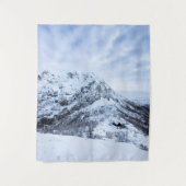 Winterwunderland-Entdecker Wandteppich (Vorderseite)