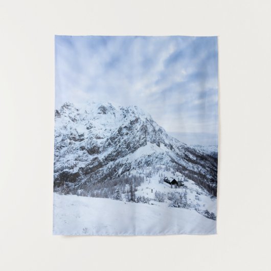 Winterwunderland-Entdecker Wandteppich (Vorderseite)