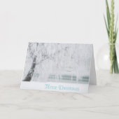 Winterwunderland Feiertagskarte (Vorderseite)