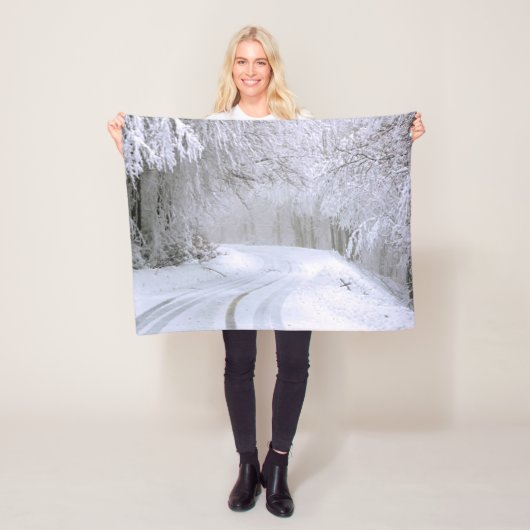Winterwunderland Fleecedecke (Beispiel)