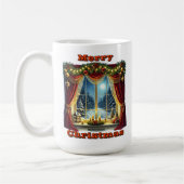 Winterwunderland für den Urlaub dekoriert Kaffeetasse (Links)