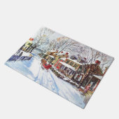 Winterwunderland Fußmatte (Schrägansicht)