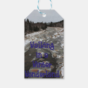 Winterwunderland Geschenkanhänger
