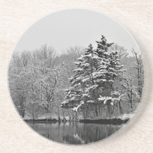 Winterwunderland getränkeuntersetzer (Vorne)