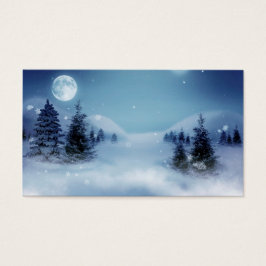 Winterwunderland in der Nacht