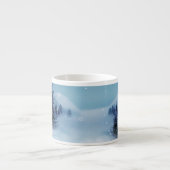 Winterwunderland in der Nacht Espressotasse (Vorderseite)
