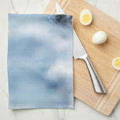 Winterwunderland in der Nacht Geschirrtuch (Viertel Falte)