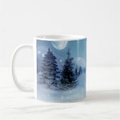 Winterwunderland in der Nacht Kaffeetasse (Links)