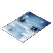 Winterwunderland in der Nacht Notizblock (Linke Seite)