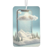 Winterwunderland in Ihrem Pocket Autolufterfrischer (Rückseite)