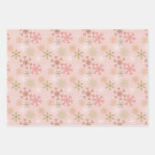 Winterwunderland in Pink Geschenkpapier Set (Vorderseite 3)