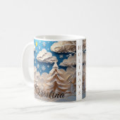 Winterwunderland Kaffeetasse (Vorderseite Links)