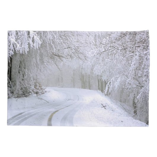 Winterwunderland Kissenbezug (Rückseite)