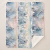 Winterwunderland - künstlerisch sherpadecke (Vorderseite)