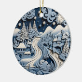 Winterwunderland Landschaftliche Ornamente (Links)