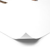 Winterwunderland Liebe und Kiefernschnee Stich Poster (Ecke)