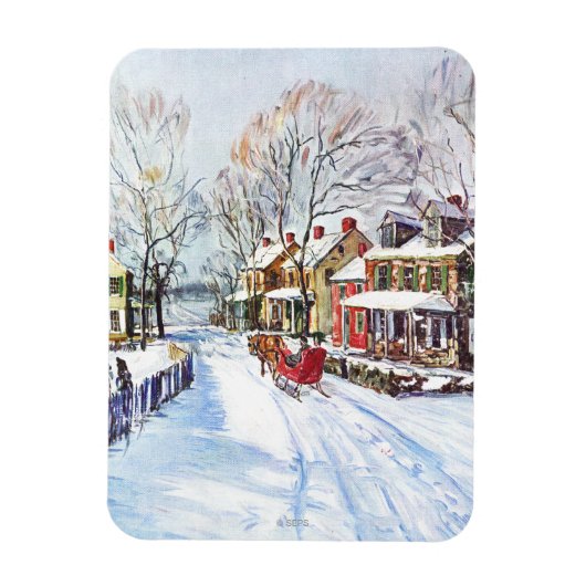 Winterwunderland Magnet (Vertikal)