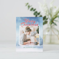 Winterwunderland mit einem Foto