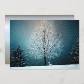 Winterwunderland mit Kaninchen (Vorne/Hinten)