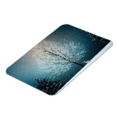 Winterwunderland mit Kaninchen Magnet (Linke Seite)