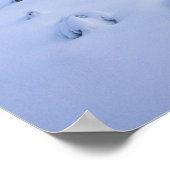 Winterwunderland, Nebel, Fichtenwald und Berge Poster (Ecke)