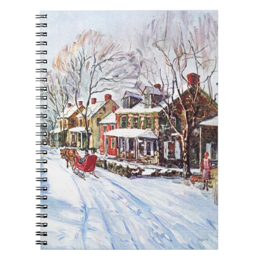 Winterwunderland Notizblock (Vorderseite)