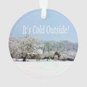 Winterwunderland Ornament (Rückseite)