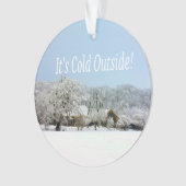 Winterwunderland Ornament (Vorderseite)
