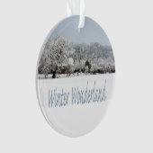 Winterwunderland Ornament (Vorderseite)