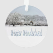 Winterwunderland Ornament (Rückseite)
