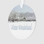 Winterwunderland Ornament (Vorderseite)