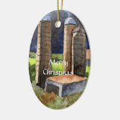 Winterwunderland-Ornament Keramik Ornament (Links)