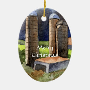Winterwunderland-Ornament Keramik Ornament