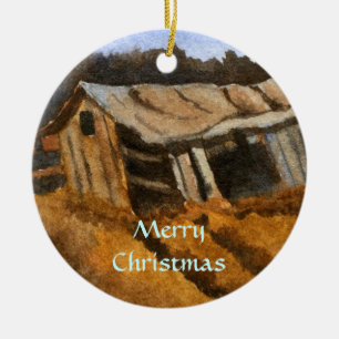 Winterwunderland-Ornament Keramikornament