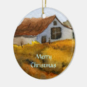 Winterwunderland-Ornament Keramikornament (Links)