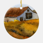 Winterwunderland-Ornament Keramikornament (Hinten)