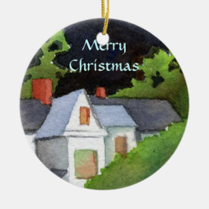 Winterwunderland-Ornament Keramikornament