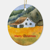 Winterwunderland-Ornament Keramikornament (Links)