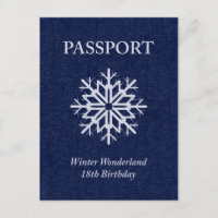 Winterwunderland Pass 18. Geburtstag