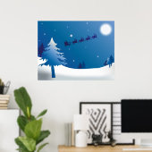 Winterwunderland Poster (Heimbüro)